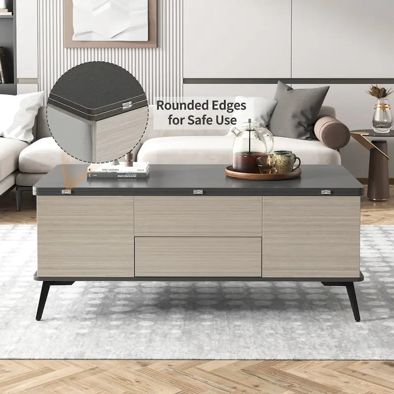 Table basse relevable 5 pièces