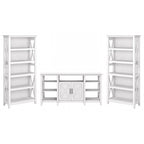 Meuble TV de ferme haut avec 2 bibliothèques