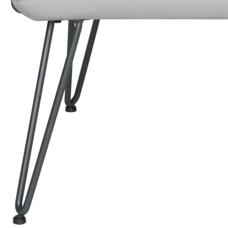 Fauteuil gris moderne du milieu du siècle - 29L x 28P x 33H