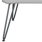 Fauteuil gris moderne du milieu du siècle - 29L x 28P x 33H