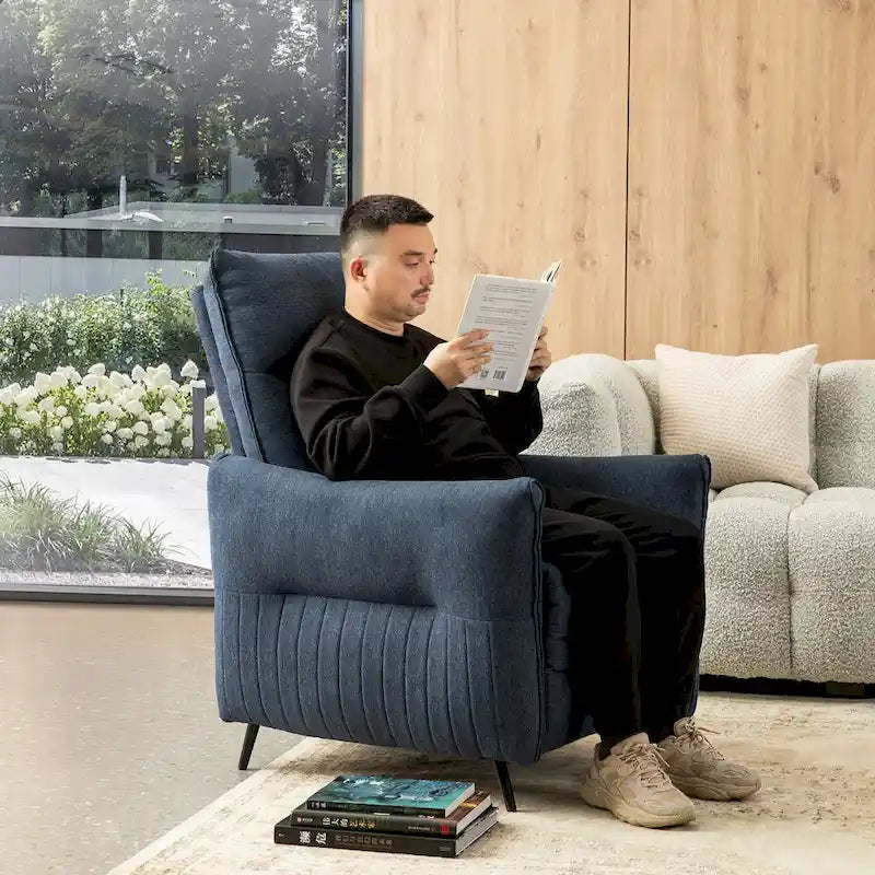 Fauteuil inclinable 41H en tissu avec dossier segmenté ergonomique