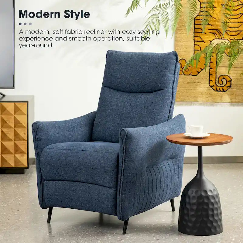 Fauteuil inclinable 41H en tissu avec dossier segmenté ergonomique