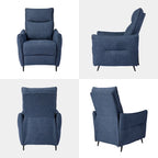 Fauteuil inclinable 41H en tissu avec dossier segmenté ergonomique