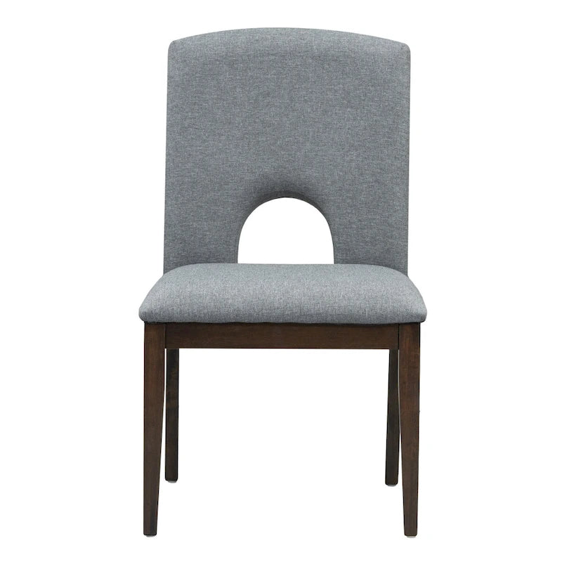 Ensemble de salle à manger moderne 5 pièces avec table ronde et chaises