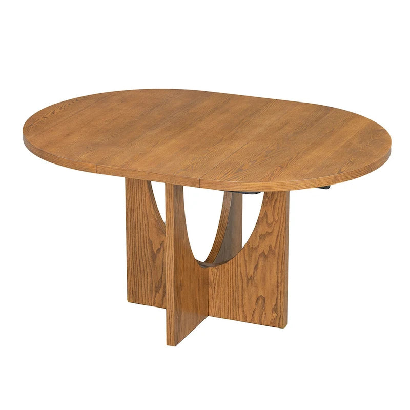 Ensemble de salle à manger moderne 5 pièces avec table ronde et chaises