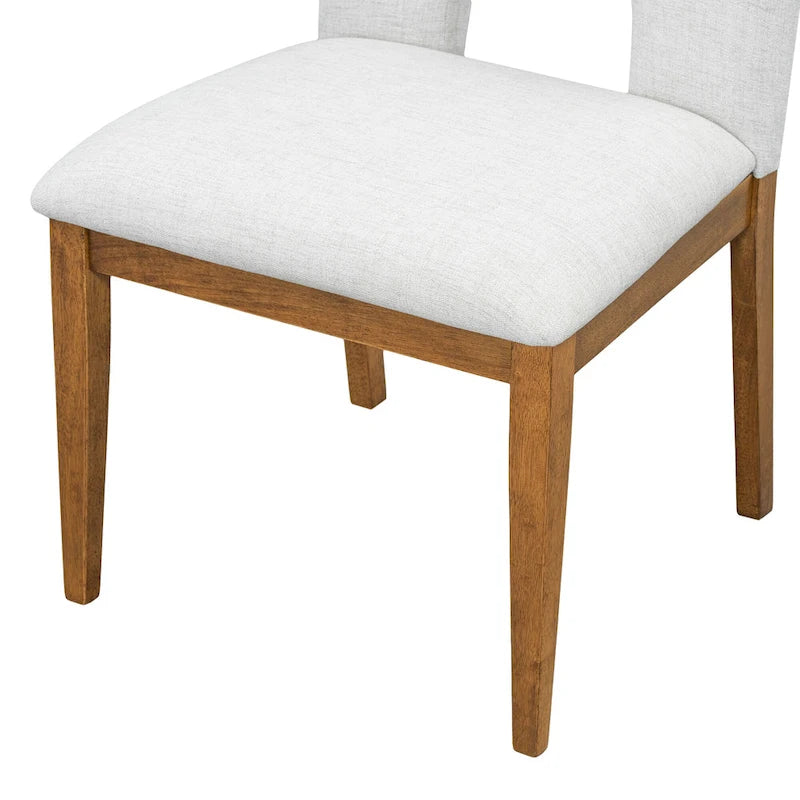 Ensemble de salle à manger moderne 5 pièces avec table ronde et chaises