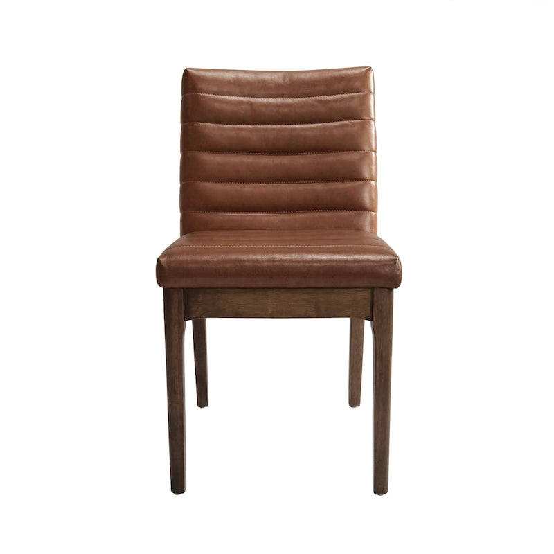 Chaises de salle à manger à piqûres horizontales (lot de 4)