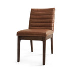 Chaises de salle à manger à piqûres horizontales (lot de 4)