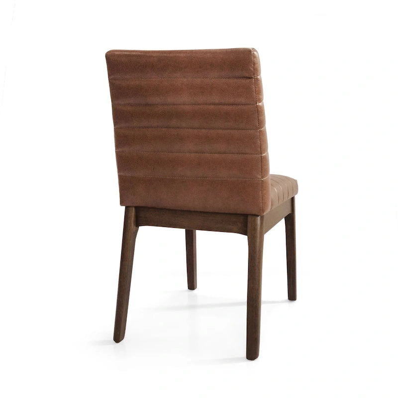 Chaises de salle à manger à piqûres horizontales (lot de 4)