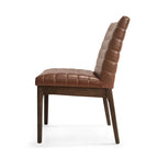 Chaises de salle à manger à piqûres horizontales (lot de 4)