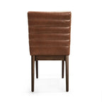 Chaises de salle à manger à piqûres horizontales (lot de 4)