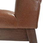 Chaises de salle à manger à piqûres horizontales (lot de 4)