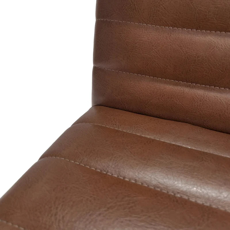 Chaises de salle à manger à piqûres horizontales (lot de 4)