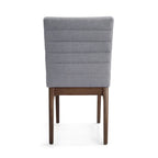 Chaises de salle à manger à piqûres horizontales (lot de 4)