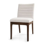 Chaises de salle à manger à piqûres horizontales (lot de 4)