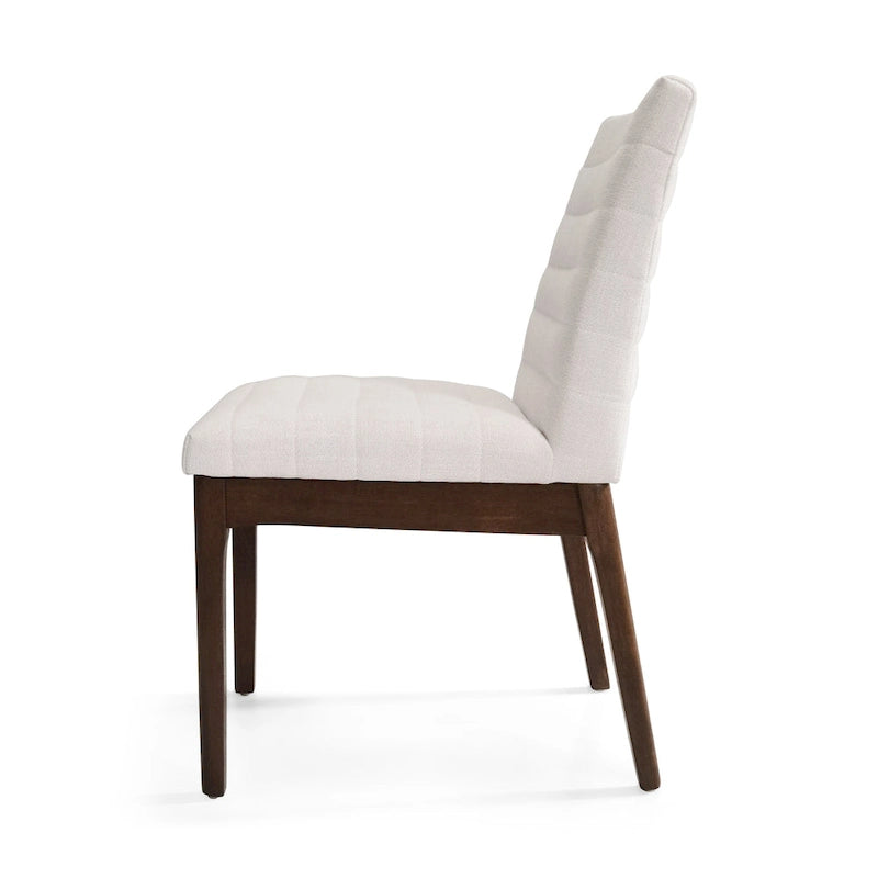 Chaises de salle à manger à piqûres horizontales (lot de 4)