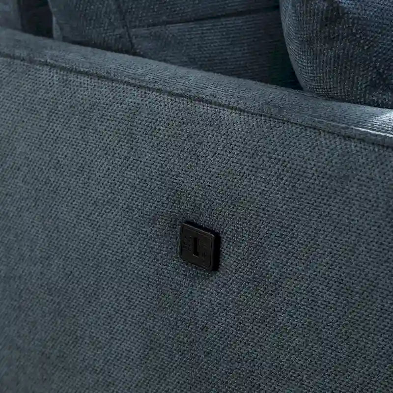 Causeuse avec tissu imperméable, chargement USB
