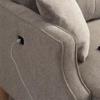 Causeuse avec tissu imperméable, chargement USB