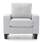 Fauteuil d'appoint Newbury à coussins déhoussables – 35L x 32P x 36H
