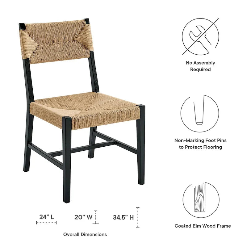 Chaise de salle à manger Bodie en bois