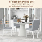 Table à manger ronde Rétro Minimaliste Élégante