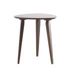 Table d'appoint en bois de style milieu de siècle - 20 L x 20 l x 22,75 H
