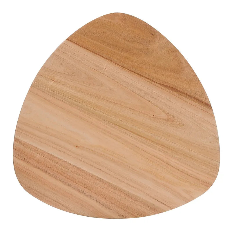 Table d'appoint en bois de style milieu de siècle - 20 L x 20 l x 22,75 H