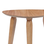 Table d'appoint en bois de style milieu de siècle - 20 L x 20 l x 22,75 H