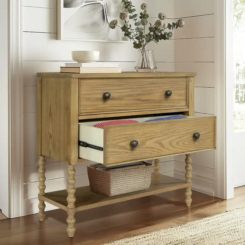 Commode d'appoint Beckett à 2 tiroirs