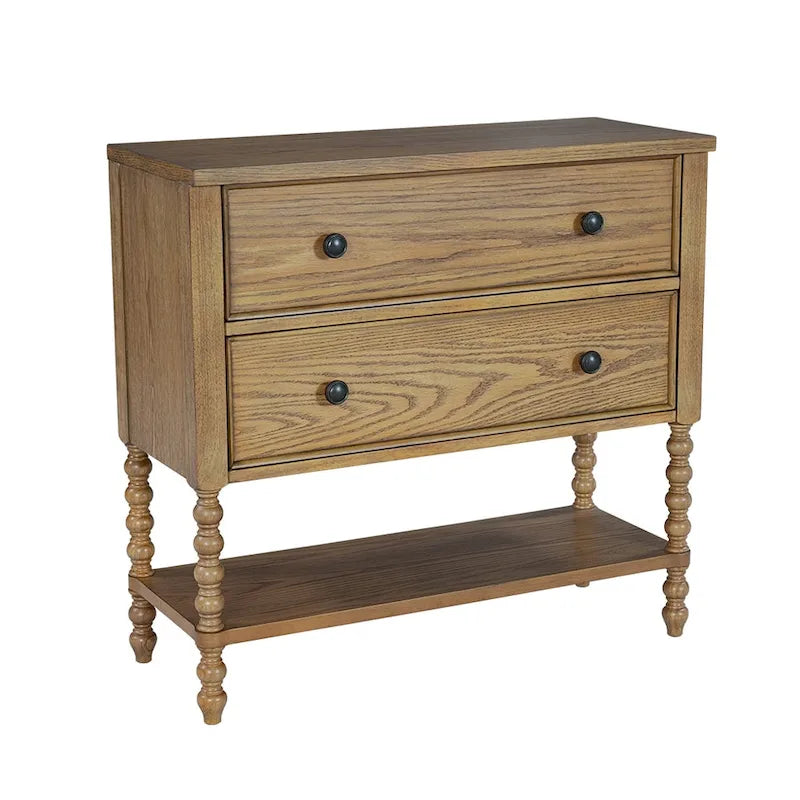 Commode d'appoint Beckett à 2 tiroirs
