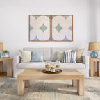 Table basse rectangulaire moderne - 122 x 61 cm
