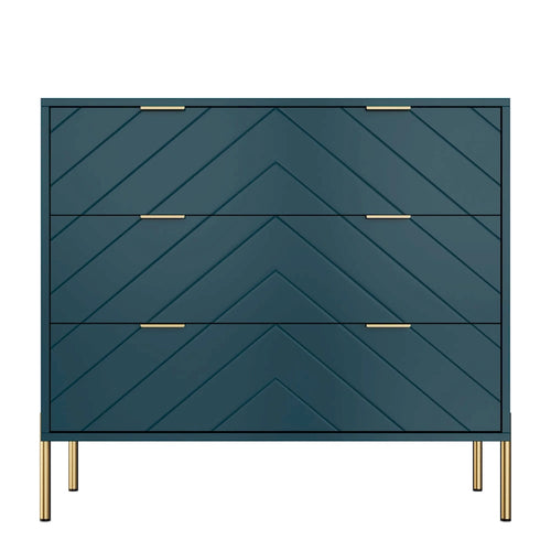 Commode de rangement à 3 tiroirs pour chambre à coucher