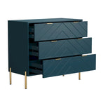 Commode de rangement à 3 tiroirs pour chambre à coucher