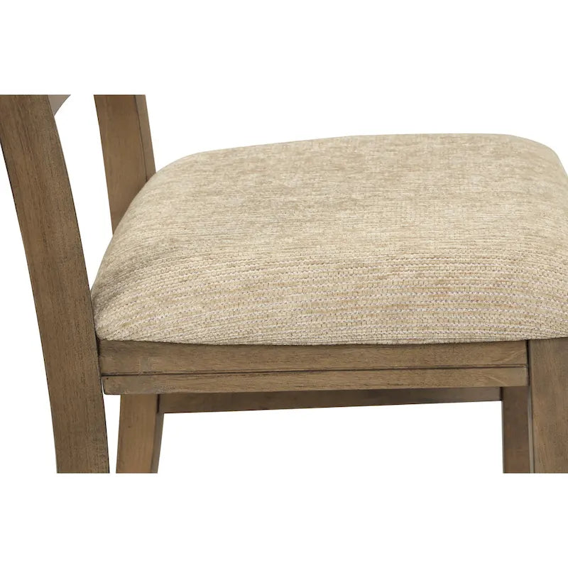 Ensemble de salle à manger 9 pièces, table à manger à tréteaux extensible avec 8 chaises, marron pin glacé