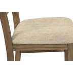 Ensemble de salle à manger 9 pièces, table à manger à tréteaux extensible avec 8 chaises, marron pin glacé