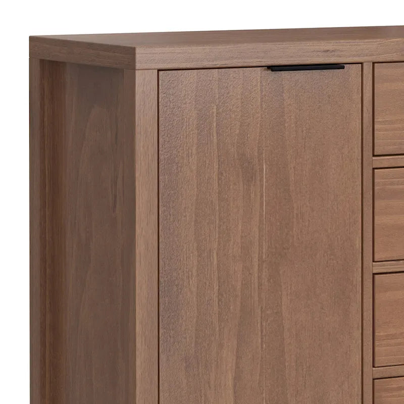 Buffet en bois massif contemporain de 54 po de largeur - 18P x 54L x 36H