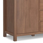 Buffet en bois massif contemporain de 54 po de largeur - 18P x 54L x 36H