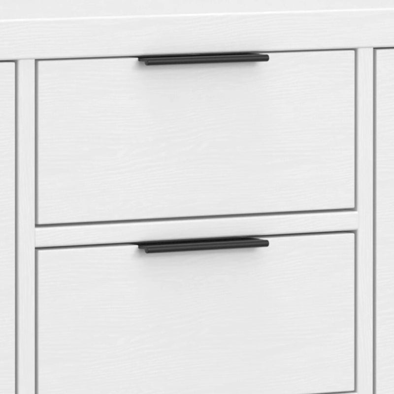 Buffet en bois massif contemporain de 54 po de largeur - 18P x 54L x 36H