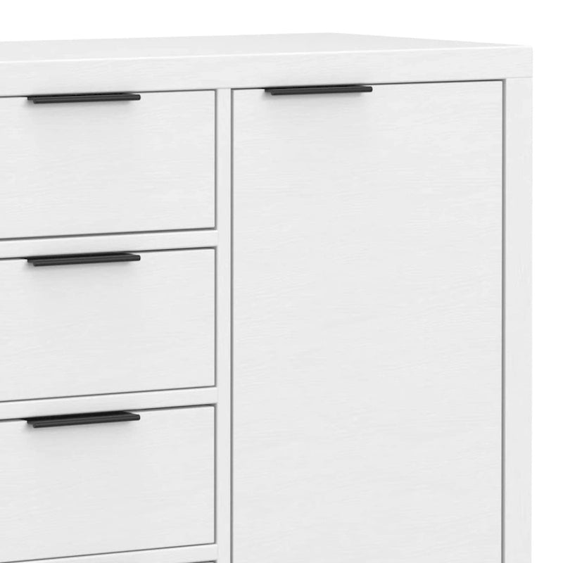 Buffet en bois massif contemporain de 54 po de largeur - 18P x 54L x 36H