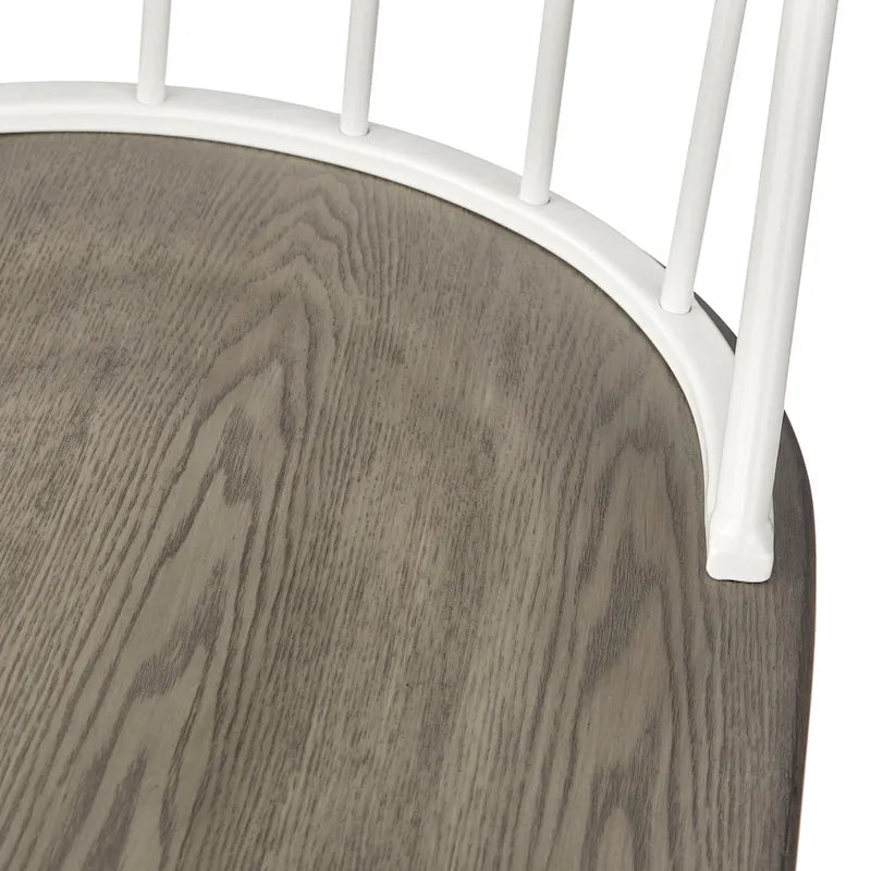 Chaises de salle à manger à barreaux Milo techniques mixtes (Lot de 2)