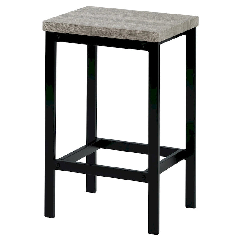 Ensemble Table de bar/comptoir extra longue avec 3 tabourets, Ensemble de cuisine de pub, Table d'appoint avec repose-pieds