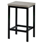 Ensemble Table de bar/comptoir extra longue avec 3 tabourets, Ensemble de cuisine de pub, Table d'appoint avec repose-pieds