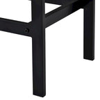 Ensemble Table de bar/comptoir extra longue avec 3 tabourets, Ensemble de cuisine de pub, Table d'appoint avec repose-pieds