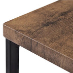 Ensemble Table de bar/comptoir extra longue avec 3 tabourets, Ensemble de cuisine de pub, Table d'appoint avec repose-pieds