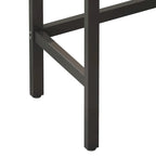 Ensemble Table de bar/comptoir extra longue avec 3 tabourets, Ensemble de cuisine de pub, Table d'appoint avec repose-pieds