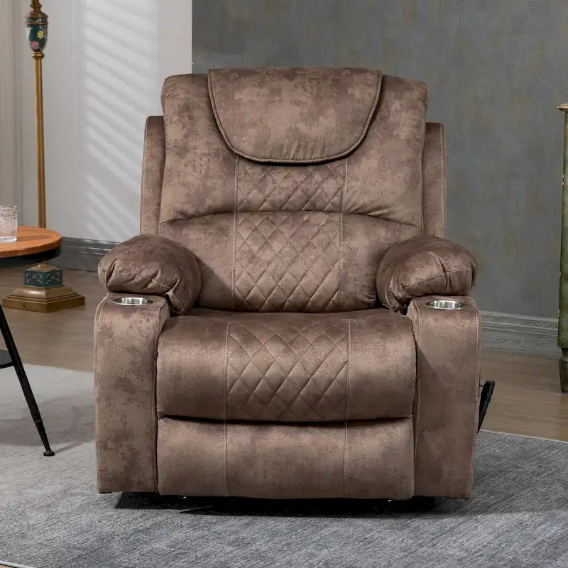 Fauteuil inclinable et releveur électrique haut de gamme avec double moteur à contrôle indépendant, grand format avec inclinaison à plat à 180°