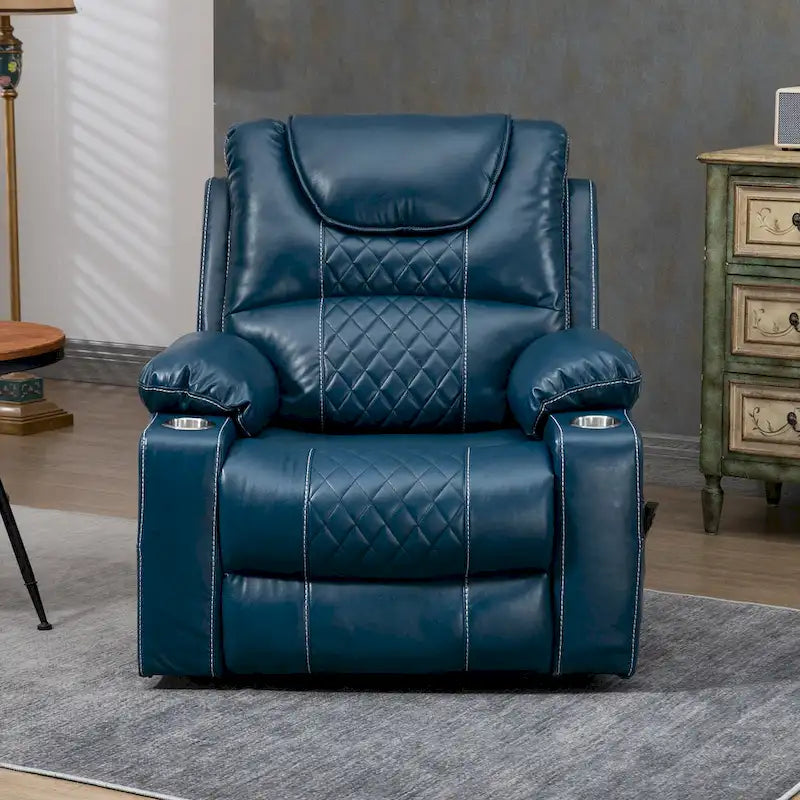 Fauteuil inclinable et releveur électrique haut de gamme avec double moteur à contrôle indépendant, grand format avec inclinaison à plat à 180°