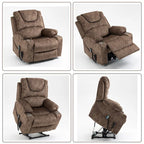 Fauteuil inclinable et releveur électrique haut de gamme avec double moteur à contrôle indépendant, grand format avec inclinaison à plat à 180°