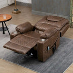 Fauteuil inclinable et releveur électrique haut de gamme avec double moteur à contrôle indépendant, grand format avec inclinaison à plat à 180°