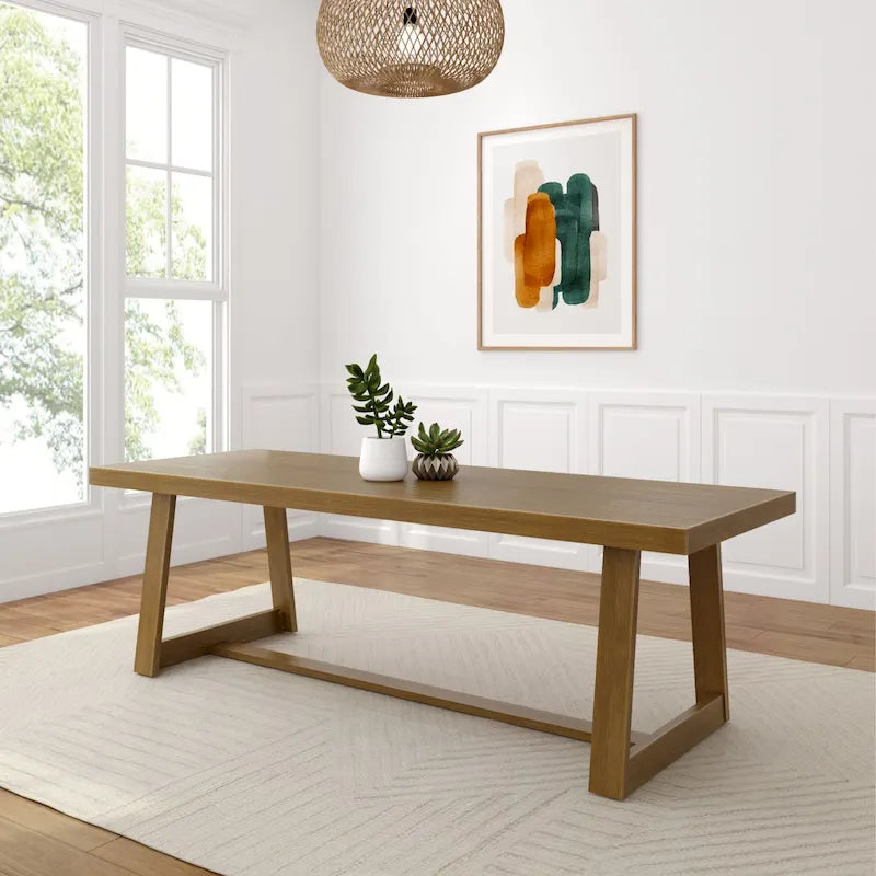 Table de conférence/salle à manger classique en bois massif - 94